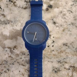 Blue silicone Diesel watch